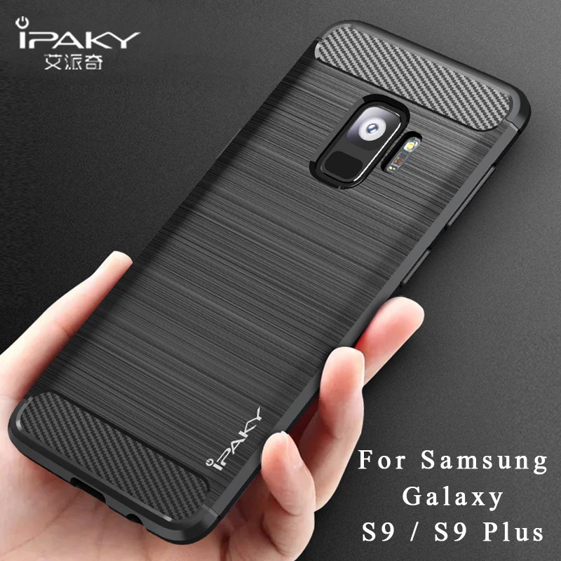 Для samsung Galaxy S9 плюс Чехол iPaky Coque для силиконовый чехол матовый мягкий ТПУ S 9 |