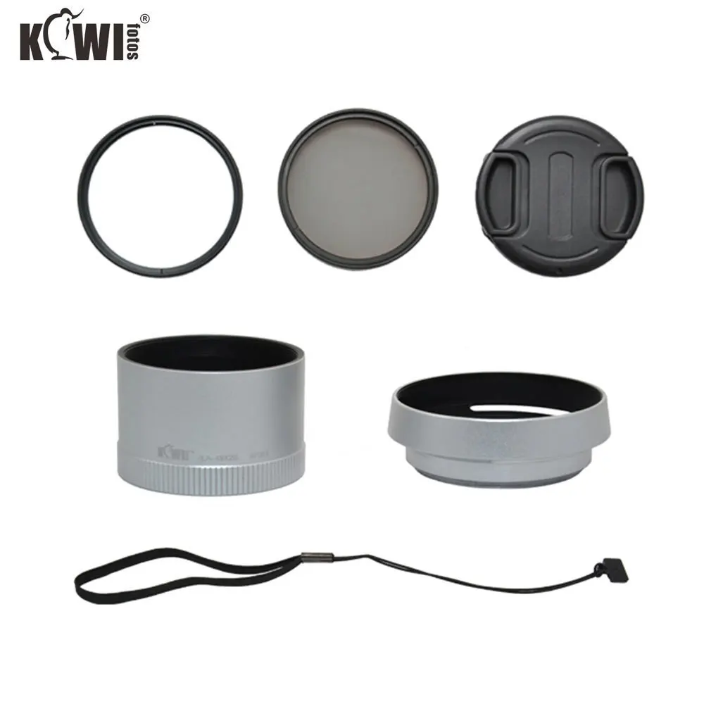 

Kiwi 6-in-1 Lens Adapter Kit for Leica X1/X2 1 Lens Adapter + 2 filters + 1 Lens Hood + 1 Lens Cap + 1 Caps Keeper