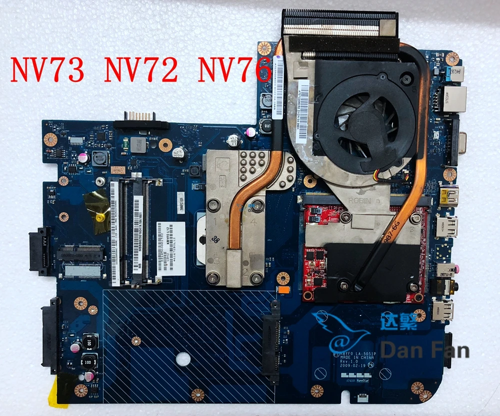 

MBB6002001 For acer gateway NV72 NV73 NV76 Laptop Motherboard KBYF0 LA-5051P Mainboard 100%tested fully work