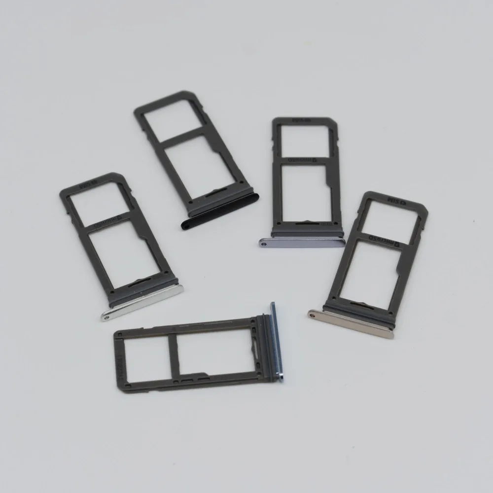 Оригинальный Новый слот для SIM-карты Samsung Galaxy S8 G950 G950F plus G955 SD-карты держатель