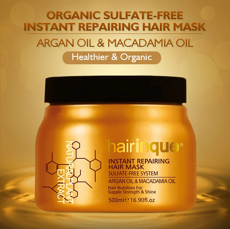 Hairinque Sulfate Free System Instant Repairing Hair Mask Argan