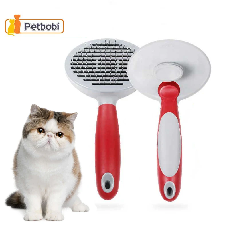 Cat Brush Pet Grooming Supplies Combs For Cat Plastic Steel Wire Brush