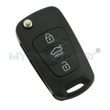 Flip remote key with 46chip 3 button TOY48 434Mhz for Hyundai i20 i30 folding car key remtekey