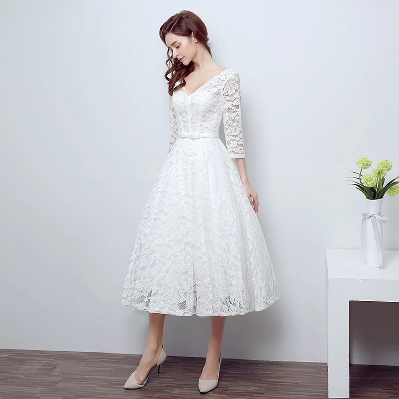 Black Strapless Tea Length Dress