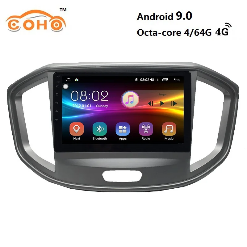 

Car radio Android 9.0 8-core 4/64G for JAC Refine M4 with BT GPS DSP support WIFI 4G internet and Steering Wheel Control
