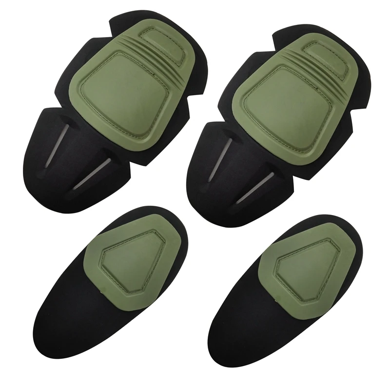

Hunting Paintball Airsoft Combat Tactical G3 Protective Uniform Pants Knee and Elbow Protector Pads Set KNEE & ELBOW PADS