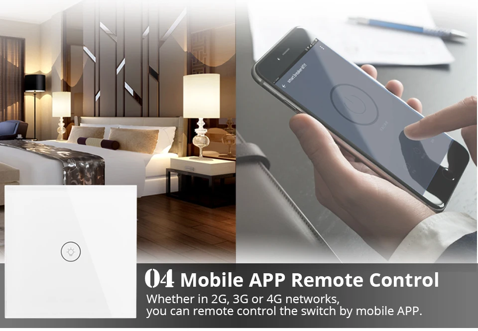 Wifi умный настенный сенсорный выключатель стеклянная панель мобильное приложение пульт дистанционного управления без концентратора требуется работа с Amazon Alexa Google Home US EU UK