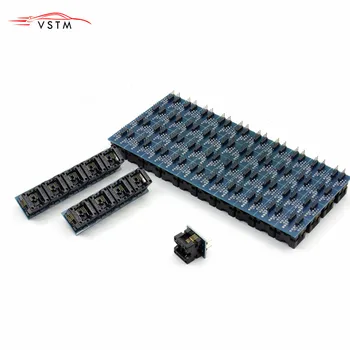 

Blue SOIC8 SOP8 To DIP8 ZIF Wide-body Seat Wide 150mil Programmer Adapter Socket