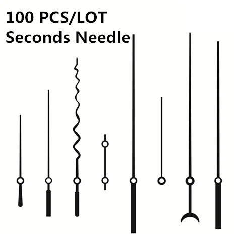 

Wholesale 100PCS Quartz Clock Seconds needle Metal Clock pointer DIY Repair Wall Clock hands Accessories replacement