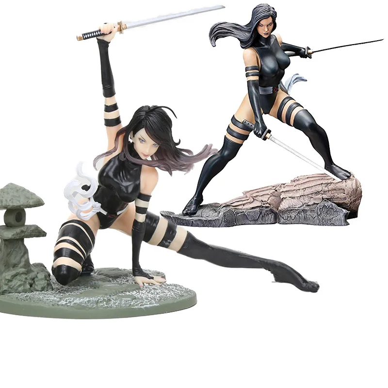 16 см Bishoujo статуя Psylocke X Force костюм в стиле ниндзя MK154 фигурка игрушка игрушки