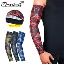 1 шт. Бег Велоспорт митенки УФ Защита Баскетбол волейбол гольф спортивная ручная манжета Велосипедный спорт велосипед рукава Налокотники