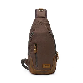 

071717 men single shoulder cross body small chest bag