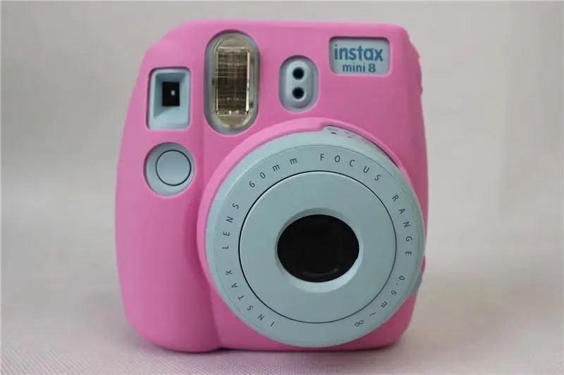 Мягкий силиконовый чехол для фотоаппарата Fuji Fujifilm Instax Mini 8|camera protection|soft silicone rubber