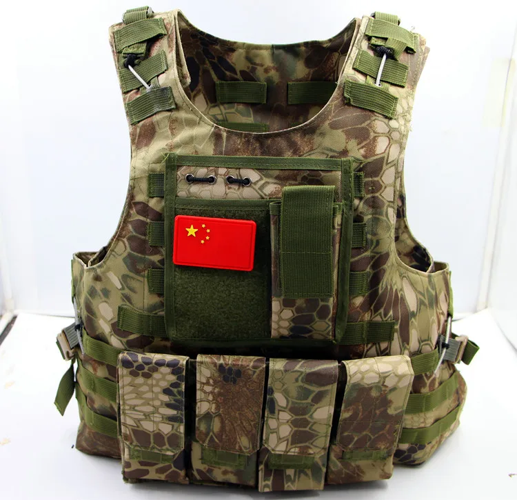 Tactical Vest Amphibious Battle Military Molle Waistcoat Combat Assault