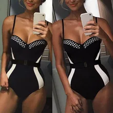 Женское боди Женский сдельный пляжный купальник купальный Монокини пуш-ап купальник бикини с мягкими чашечками слитный сексуальный Монокини Бикини 2,0