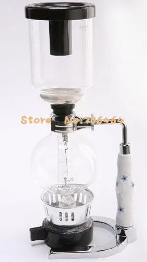 MSC04 3 & 5 чашек сифон Кофеварка вакуумная кофеварка кофемашина с керамической