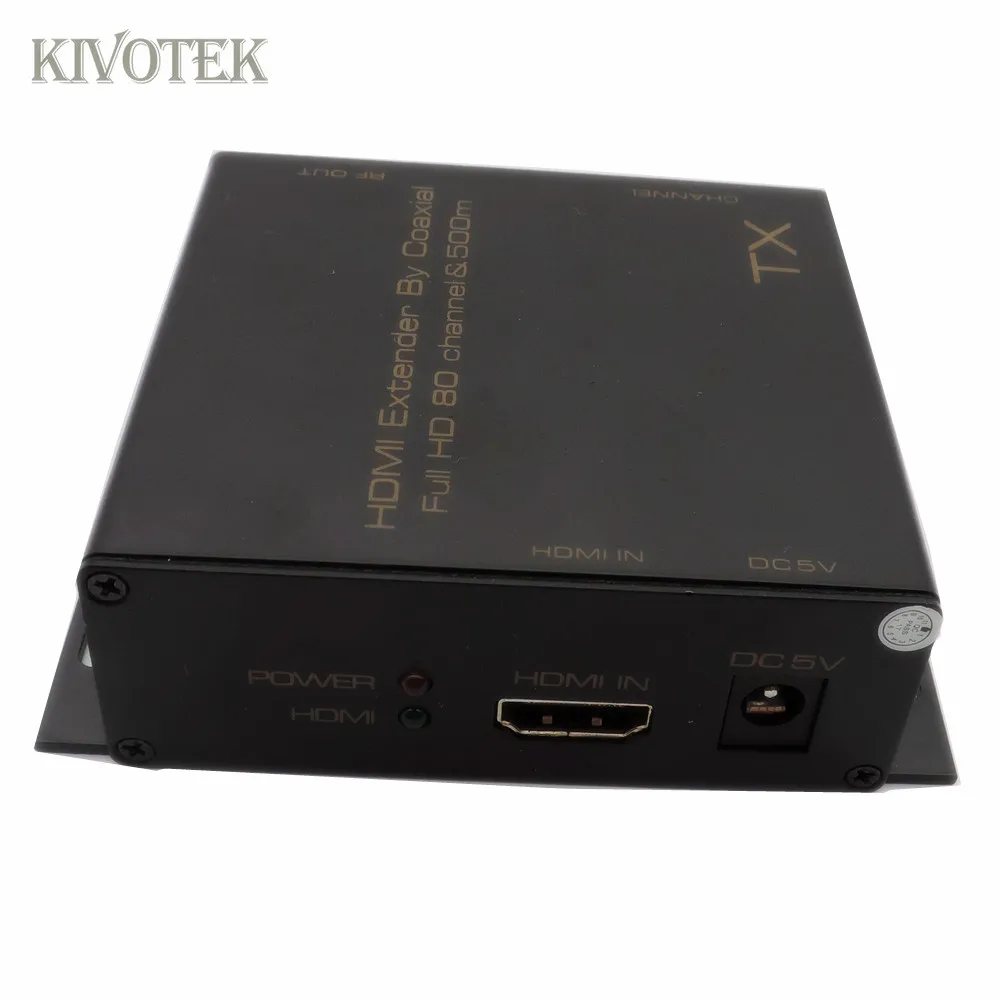 HD1080P HDMI to DVB-T Modulator Adapter Transmitter 80 Channels,RF Coaxial Connector Cable 500m For HDTV STB CCTV Free Shipping
