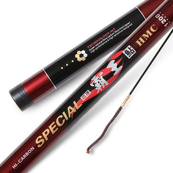

High Quality Super Hard Power Hand Rod Stream Pole Long Fishing Stick High Carbon River Lake Fishing Hand Stick 8m 10m 12m 14m