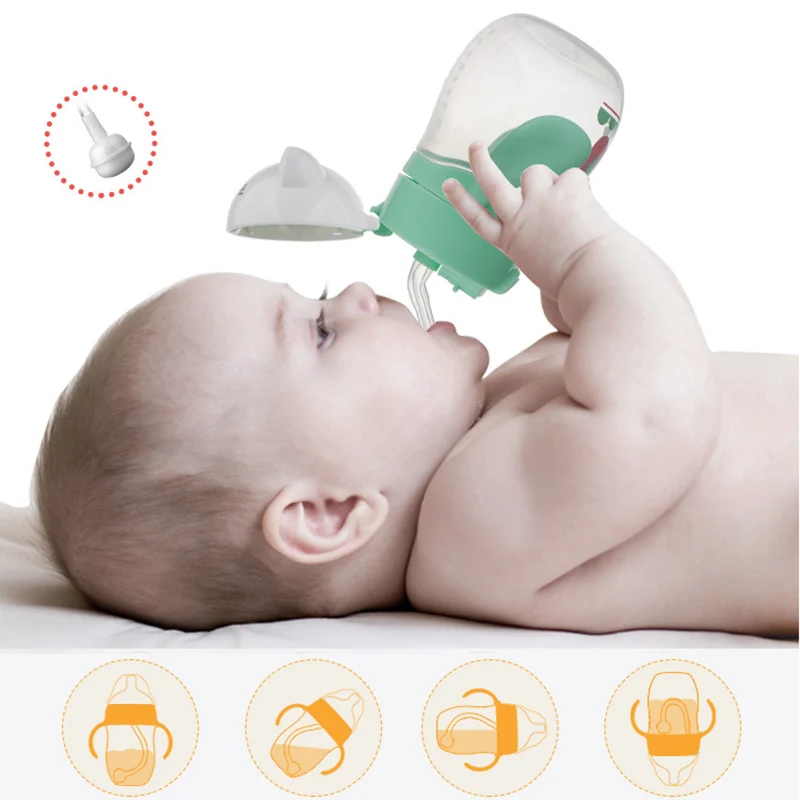 Baby Training Cups Kid Cute Water Feeding Handle Bottle BPA Free Toddler Sippy Leak-Proof Drinker Infant Learning Kettle MY0044 (5)