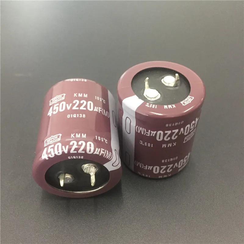 2 шт. 220 мкФ 450 в оригинальный NCC KMM серии 30x35 мм 450V220uF PSU алюминиевый электролитический конденсатор|Конденсаторы| | АлиЭкспресс