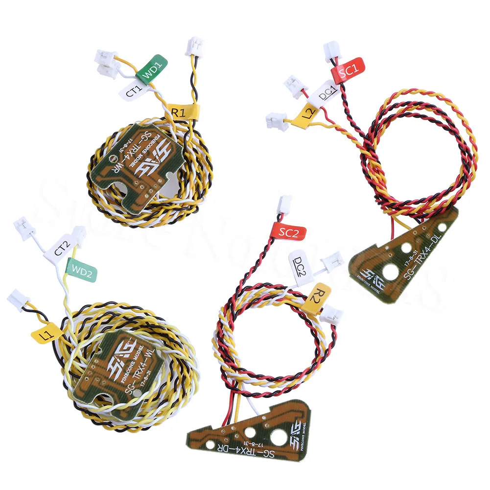 

Trx4 Light Kit Front / Rear LED Headlight for 1/10 RC Crawler Traxxas Trx-4 Trail Truck