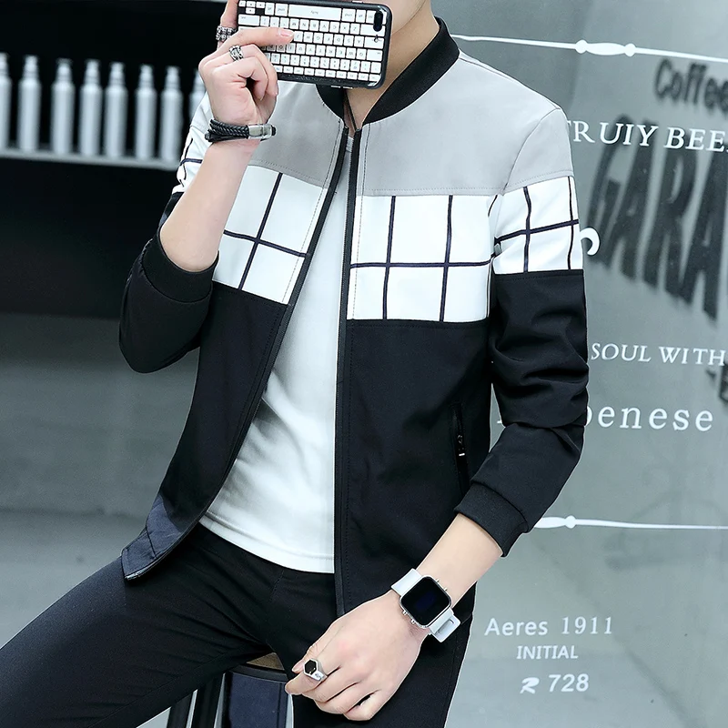 

Cheap wholesale 2019 new autumn winter Hot selling men's fashion netred casual work wear nice Jacket MW387