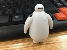 100pcs DHL Protable Big Hero 6 Baymax Mini MP3 Music Player With Micro TF/SD Card Slot Without Accessories Free Shipping