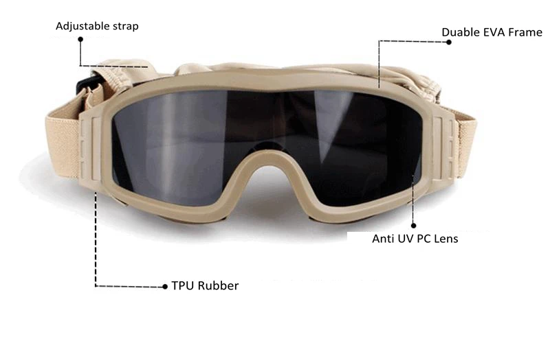 Cheap goggles tactical