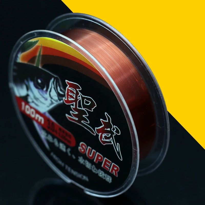 Super strength fishing line 100 meters nylon fishing line durable