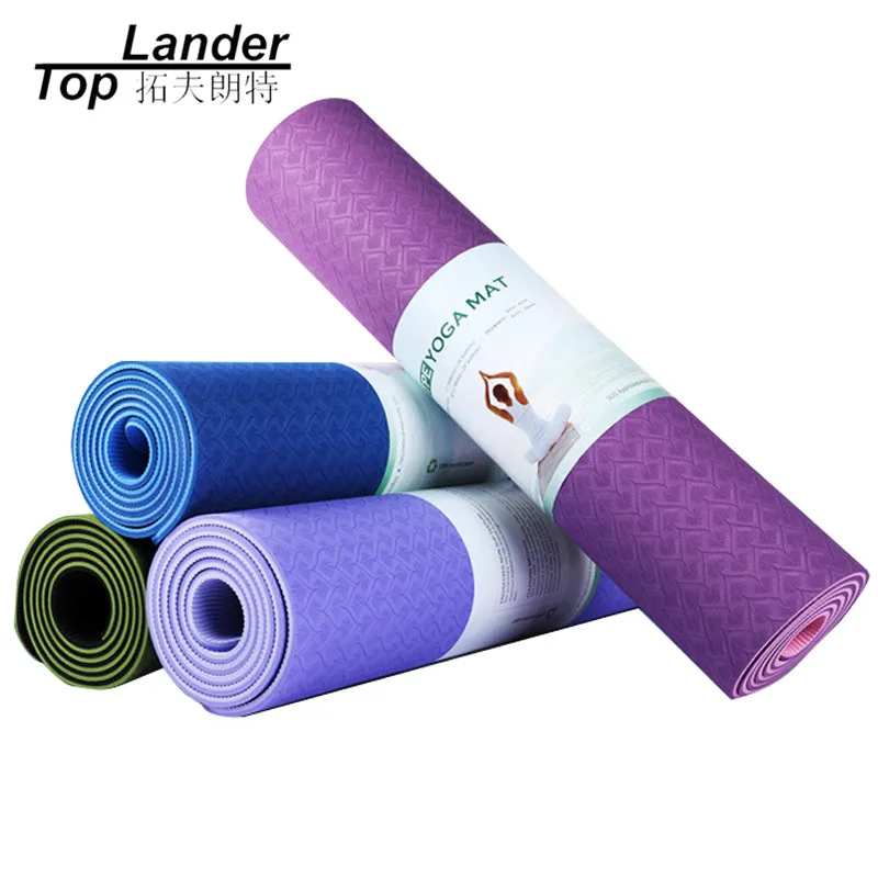 

Folding Large Gymnastic Mats Thick Non-Slip Lose Weight Exercise Double Layer Double Color 6mm Yoga Mat Tpe Yoga Mat Pad