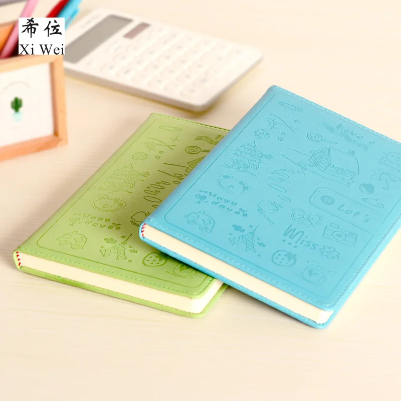 

Creative Notebook Stationery Notepad Diary Business Skin Cartoon A5/a6 Student