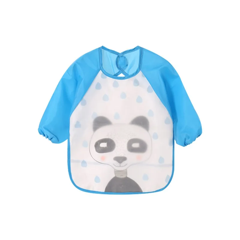 Waterproof EVA Full Sleeve Bibs Children Apron Long Sleeve Feeding Bibs Kids Eating Breastplate Kid Baby Cloth Stuff 2-5Y Waterproof EVA Full Sleeve Bibs Children Apron Long Sleeve Feeding Bibs Kids Eating Breastplate Kid Baby Cloth Stuff 2-5Y