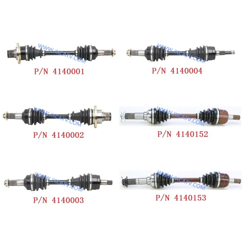 DTA Y3033032 Front CV Axles Left Right ATV UTV Yamaha Kodiak 400; Big