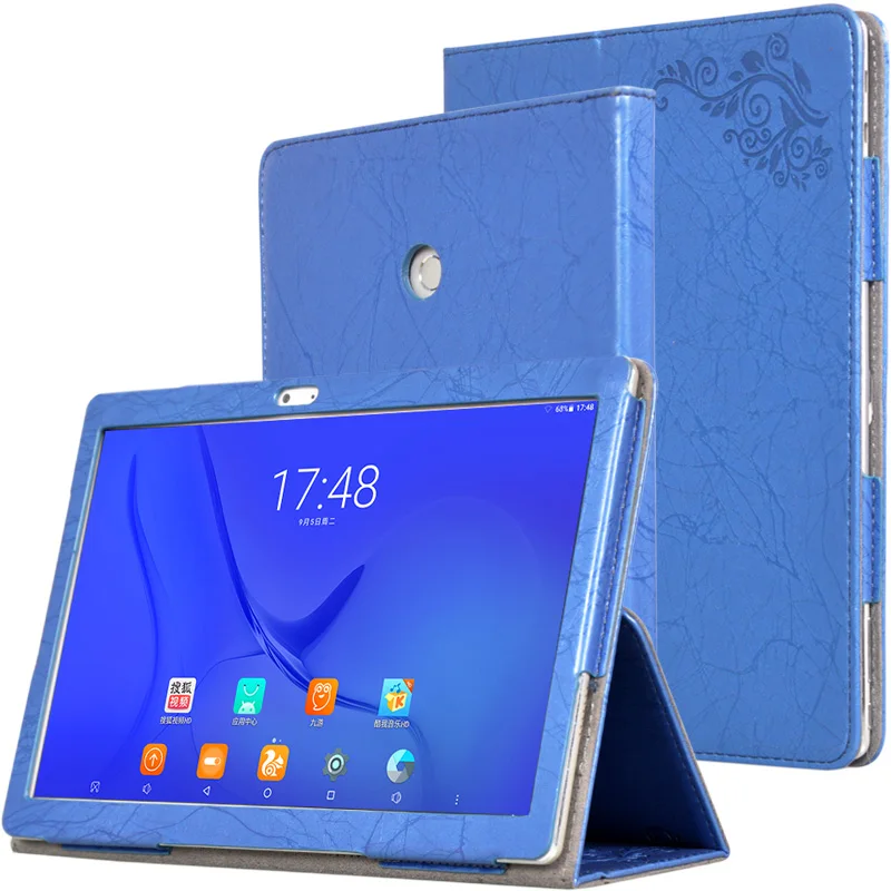 

Print Flower Leather Case For Teclast T10 10.1 inch Tablet Printing Pattern Stand Cover + Stylus
