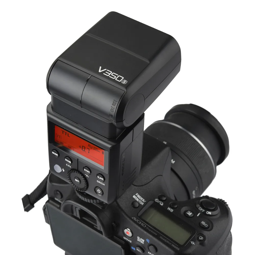 Godox V350S ttl HSS 1/8000 s со встроенным 2000 mAh Li Ion Батарея вспышки Speedlite + Xpro S Беспроводная