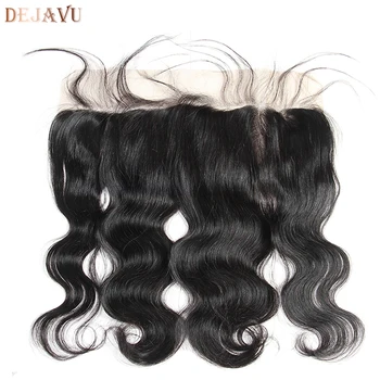 

13x4 Frontal Brazilian Body Wave Hair Lace Frontal Closure Lace Ear To Ear 100% Human Remy Hair Closure Dejavu Hair