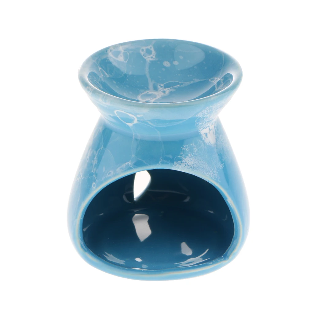 Assorted Ceramic Ash Catcher Incense Burner Joss Stick Holder 6 Colors 3inch