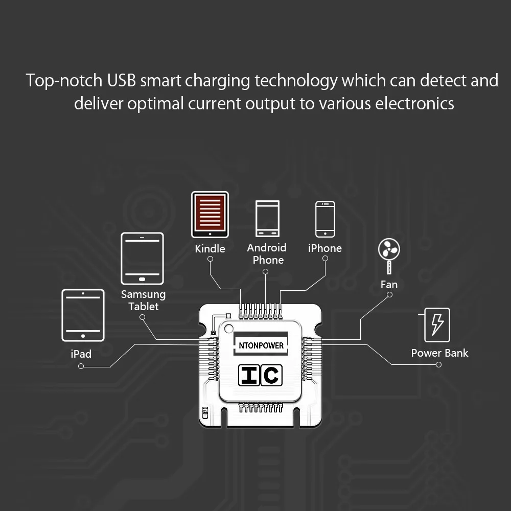 NTONPOWER мульти порты USB Зарядное устройство Док-станция 5V2. 4A с держателем телефона Органайзер настольное зарядное устройство для телефона планшета xiaomi iPhone