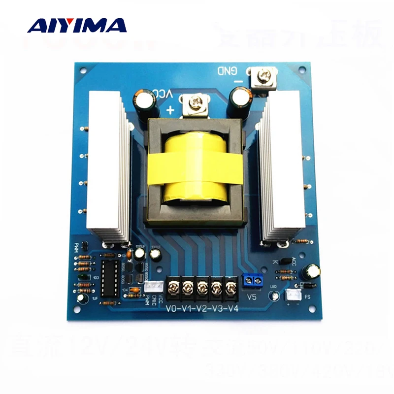 Aiyima DC AC High Frequency Inverter 1000W DC12/24V To AC220V 330V 380V