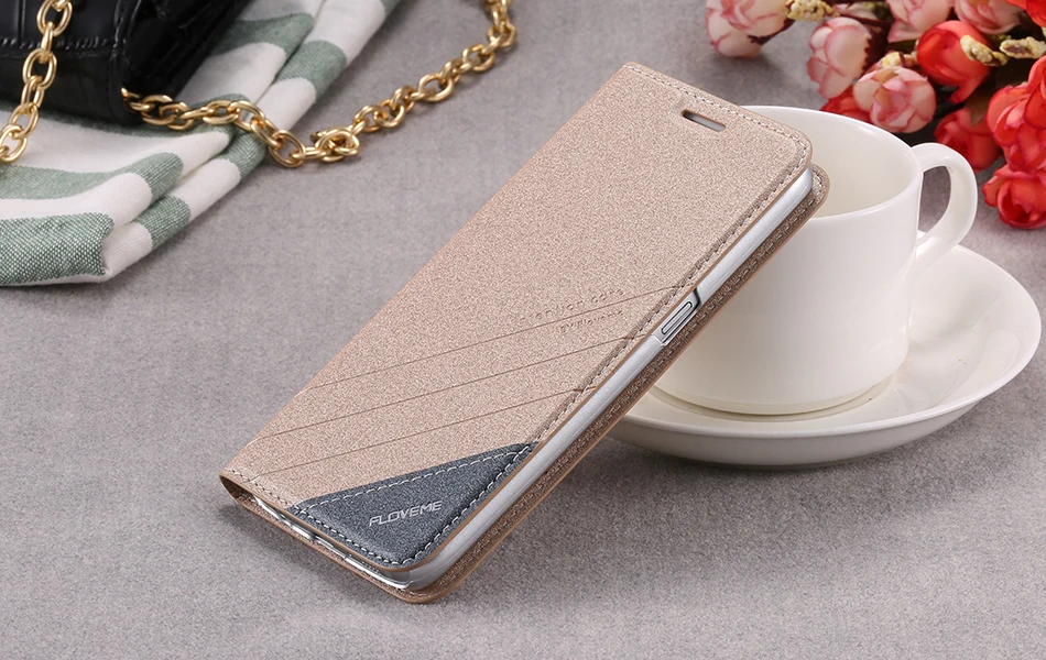 FLOVEME PU Leather Case For Samsung Galaxy S7 S6 S5 Phone Cases Wallet Pouch Card Slot Stand Cover Coque Bag For Galaxy S7 S6 S5 (22)