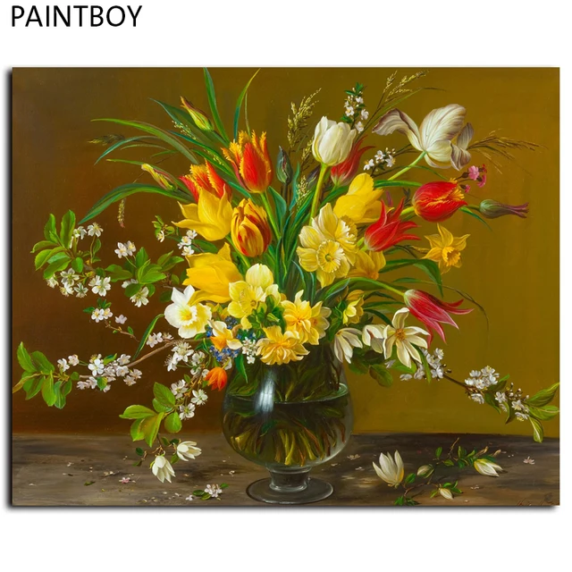 US $6.67 54% OFF|PAINTBOY Gerahmte Bilder Malen Nach Zahlen Europa Blume Handarbeit Ölgemälde auf Leinwand Wohnkultur Für Wohnzimmer GX7226 in ... US $6.67 54% OFF|PAINTBOY Gerahmte Bilder Malen Nach Zahlen Europa Blume Handarbeit Ölgemälde auf Leinwand Wohnkultur Für Wohnzimmer GX7226 in ...