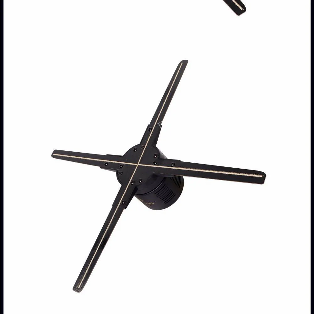 50 см 4 вентилятора голографический вентилятор с Wi-Fi управлением 3D Голограмма рекламный дисплей светодиодный голографический воздушный вентилятор изображения для праздничного магазина