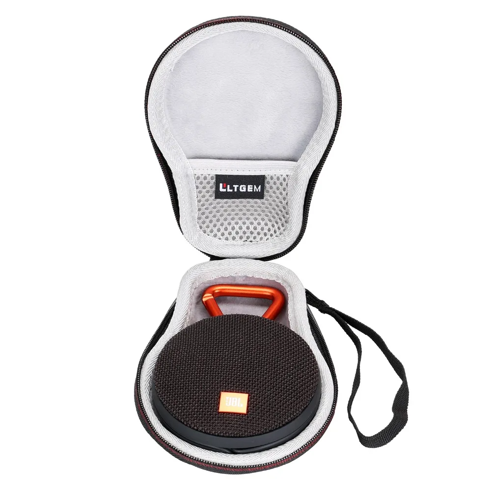 Жесткий Дорожный Чехол LTGEM EVA для JBL Clip 2 или 3 водонепроницаемая портативная bluetooth