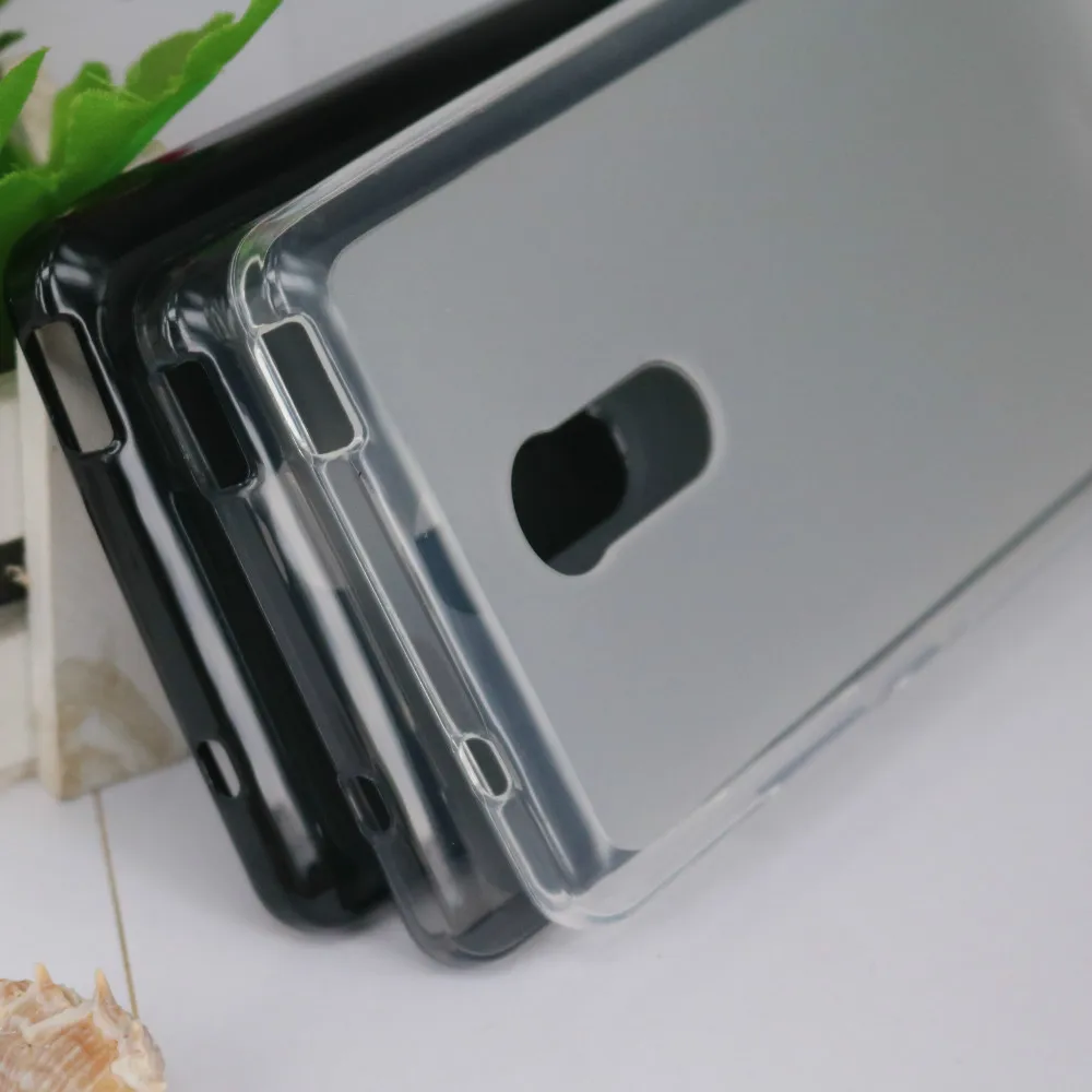 Цветной черный белый серый чехол из ТПУ для ZTE Blade X3 X7 X9 мягкий телефона Monile