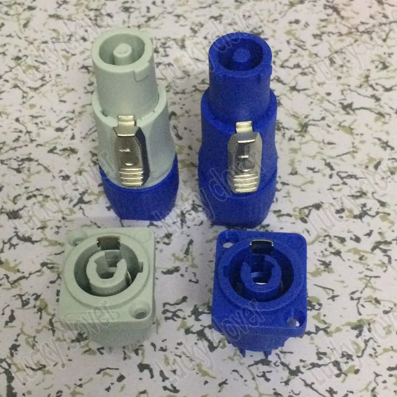 

2 set lot PowerCON Type A NAC3FCA+NAC3MPA-1 Chassis Plug Panel adapter
