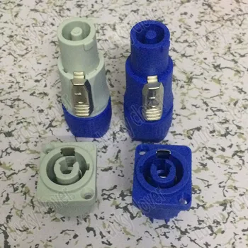 

2 set lot PowerCON Type A NAC3FCA+NAC3MPA-1 Chassis Plug Panel adapter
