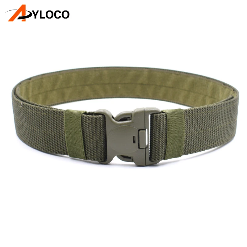 

Airsoft sports Nylon Tactical Military Belt Men Army Military Tactical Belts Men Adjustable Survival Tactical Belt Buckle