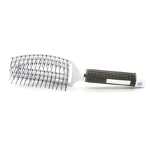 Профессиональный дизайн волос парик щетка Detangler для волос Гладкая салонная щетка расческа спутывание бесплатно Антистатическая щетка для волос головы массажные щетки