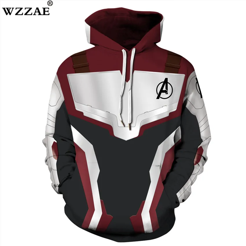 3D Marvel Sweatshirt Avengers Endgame Sweat Men Women Hip Pop Street Hoodies Hooded Harajuku Streetwear Punk Chic Clothes