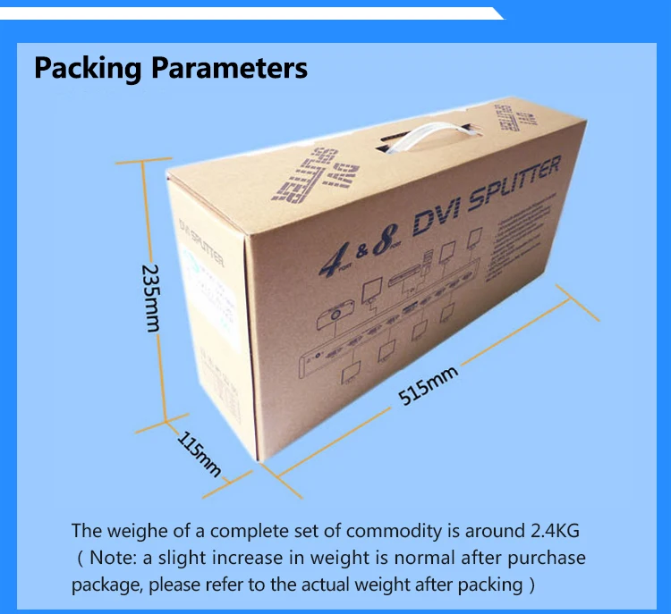 Ckl-98e 8 Порты и разъёмы DVI Splitter 1x8 распределителя DVI коробка Поддержка 3 уровня Каскадирование и osd